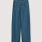 Tencel woman pant blue denim