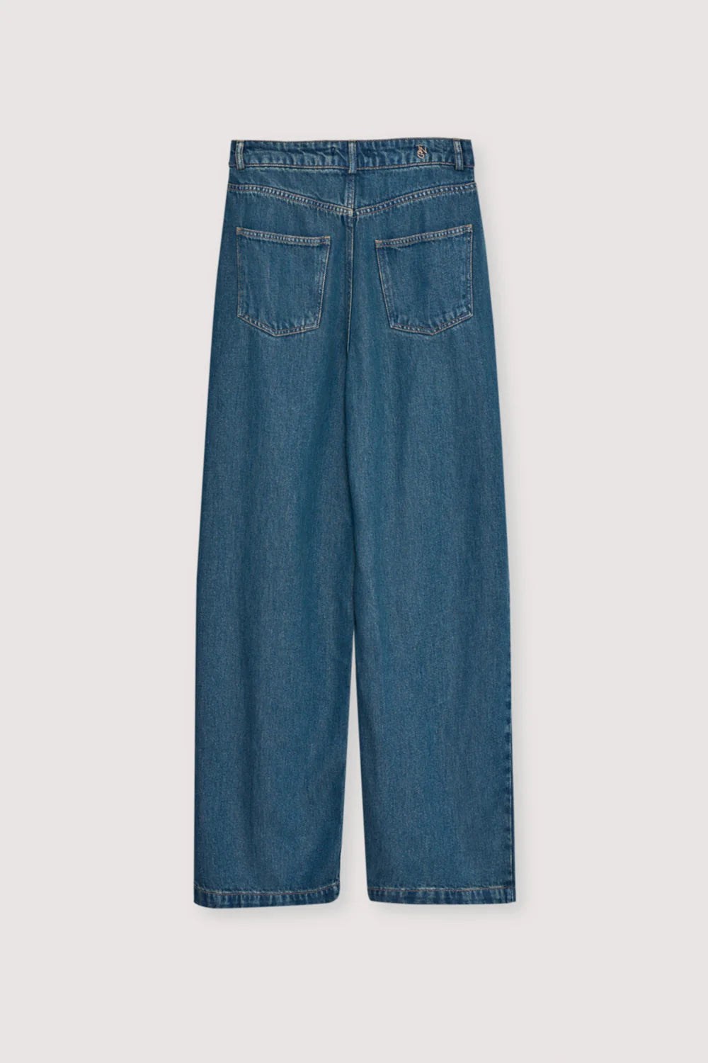 Tencel woman pant blue denim