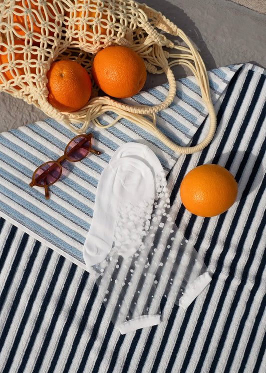 Chaussettes NakaMeguro - White