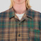 Chemise Cocktail Shirt Japanese Twill Check - Brown