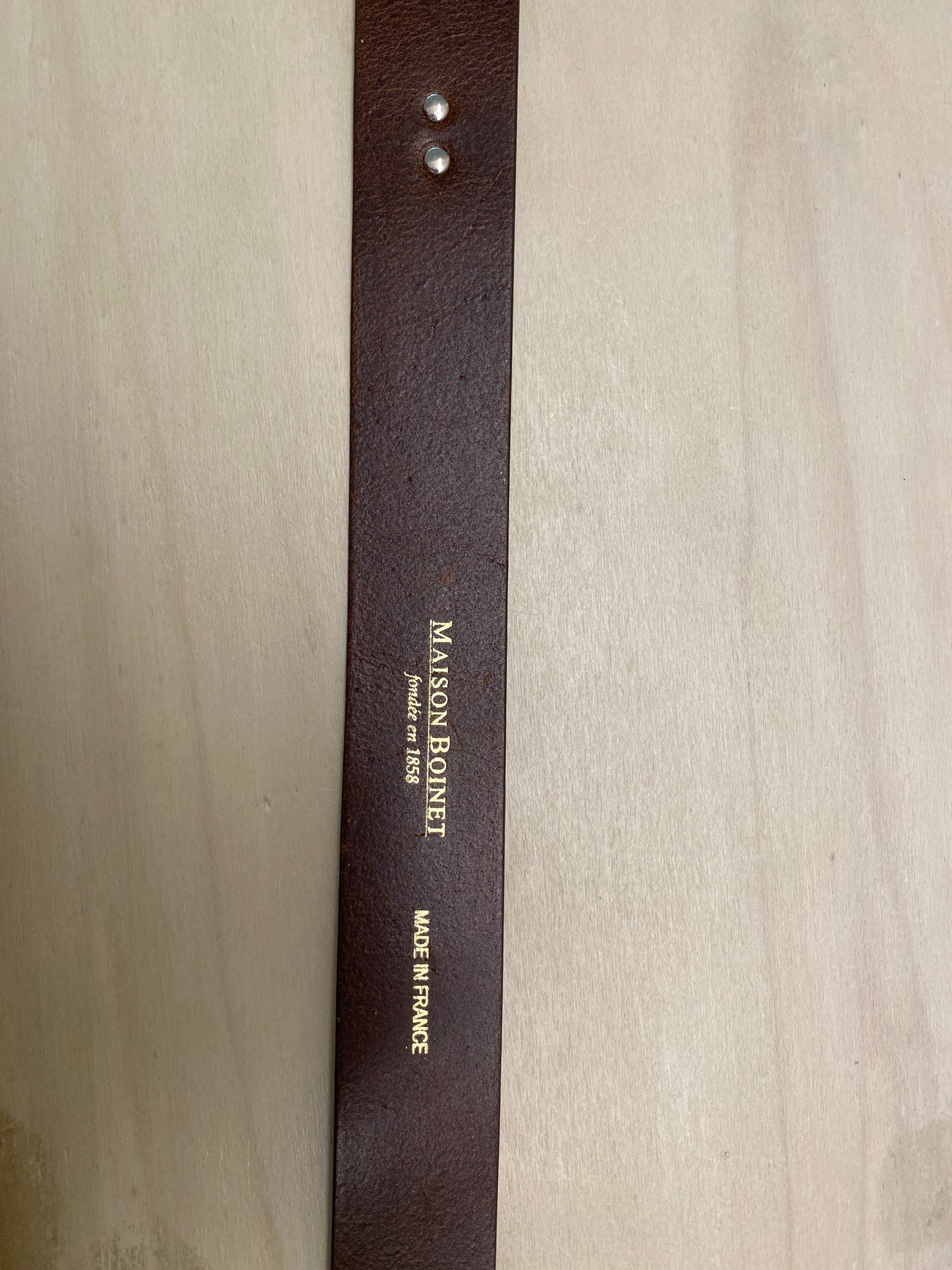 Ceinture tannage végétal marron 94657AS