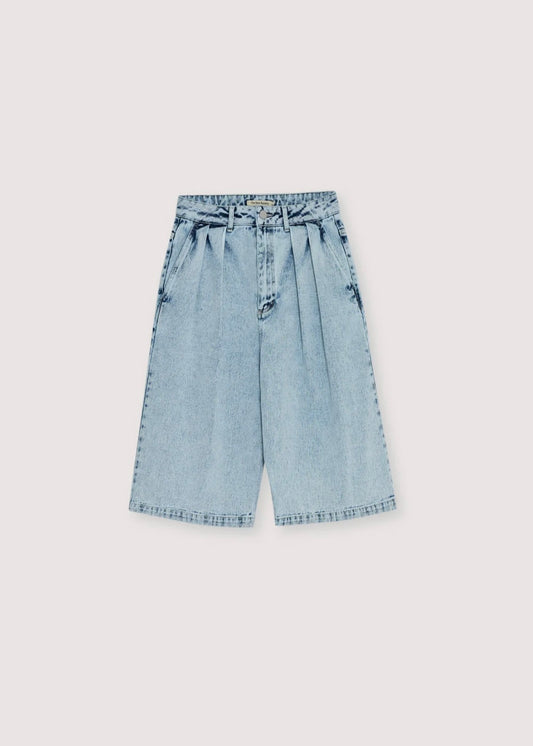 TNS Denim Woman Bermuda - Bleach Denim
