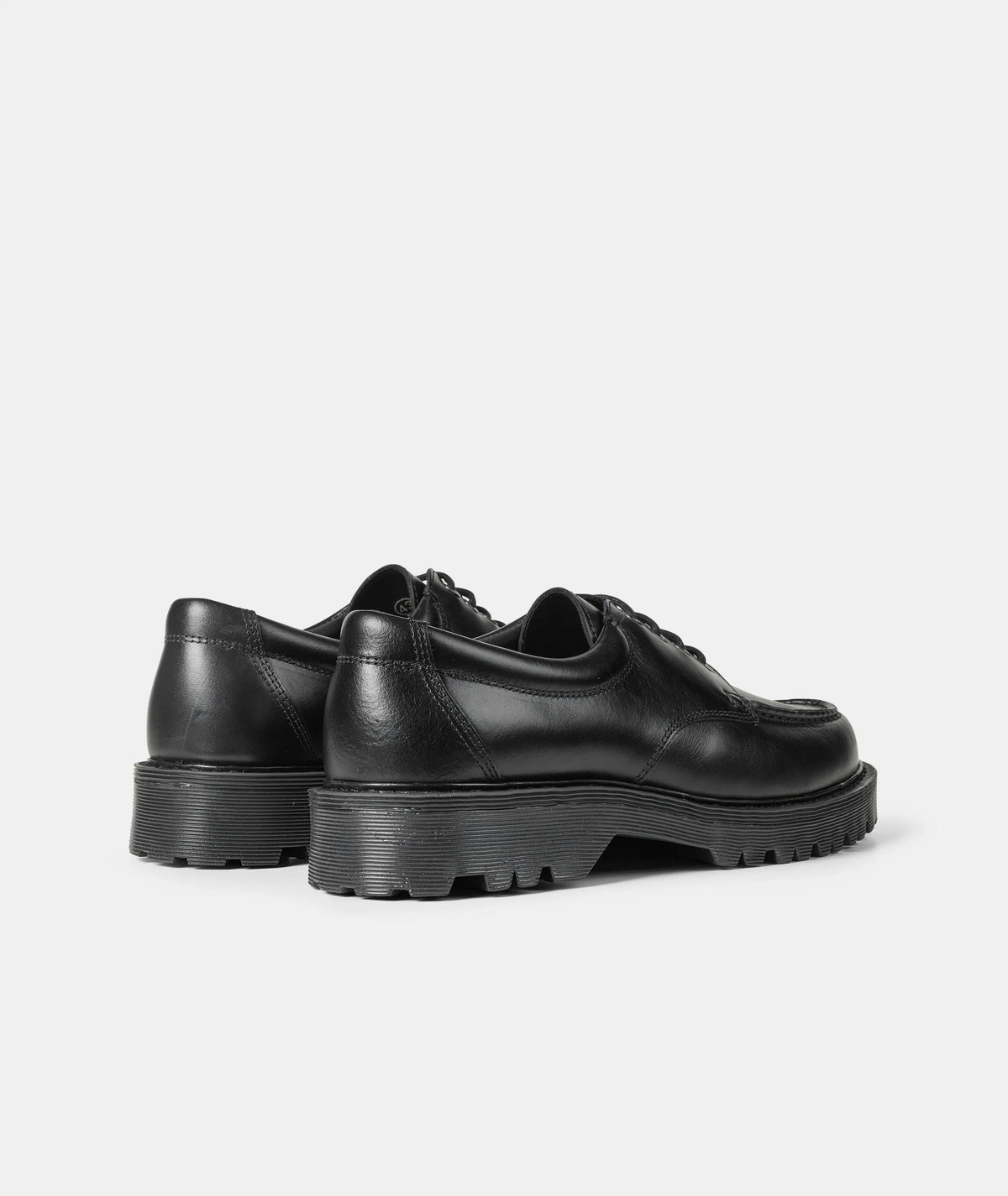 Pete Moc Toe - Black Leather
