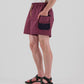 Outer Shorts - Grungy Japanese Nylon Burgundy