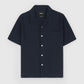 Chemise Cocktail Shirt Seersucker - Navy
