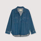 Tencel woman shirt blue denim