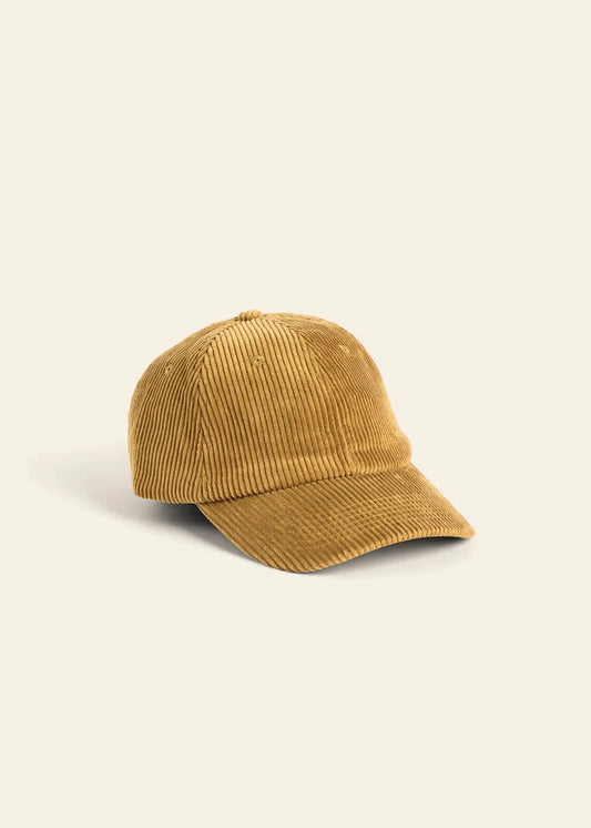Casquette velours - camomille