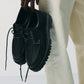 Pete Moc Toe - Black Leather
