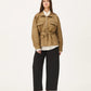Blouson ceinturé Draby - Field brown