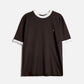 T-shirt Embossed - Native Brown
