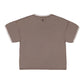 T-shirt w/ short sleeves | Brown w/ "sisters dept" print