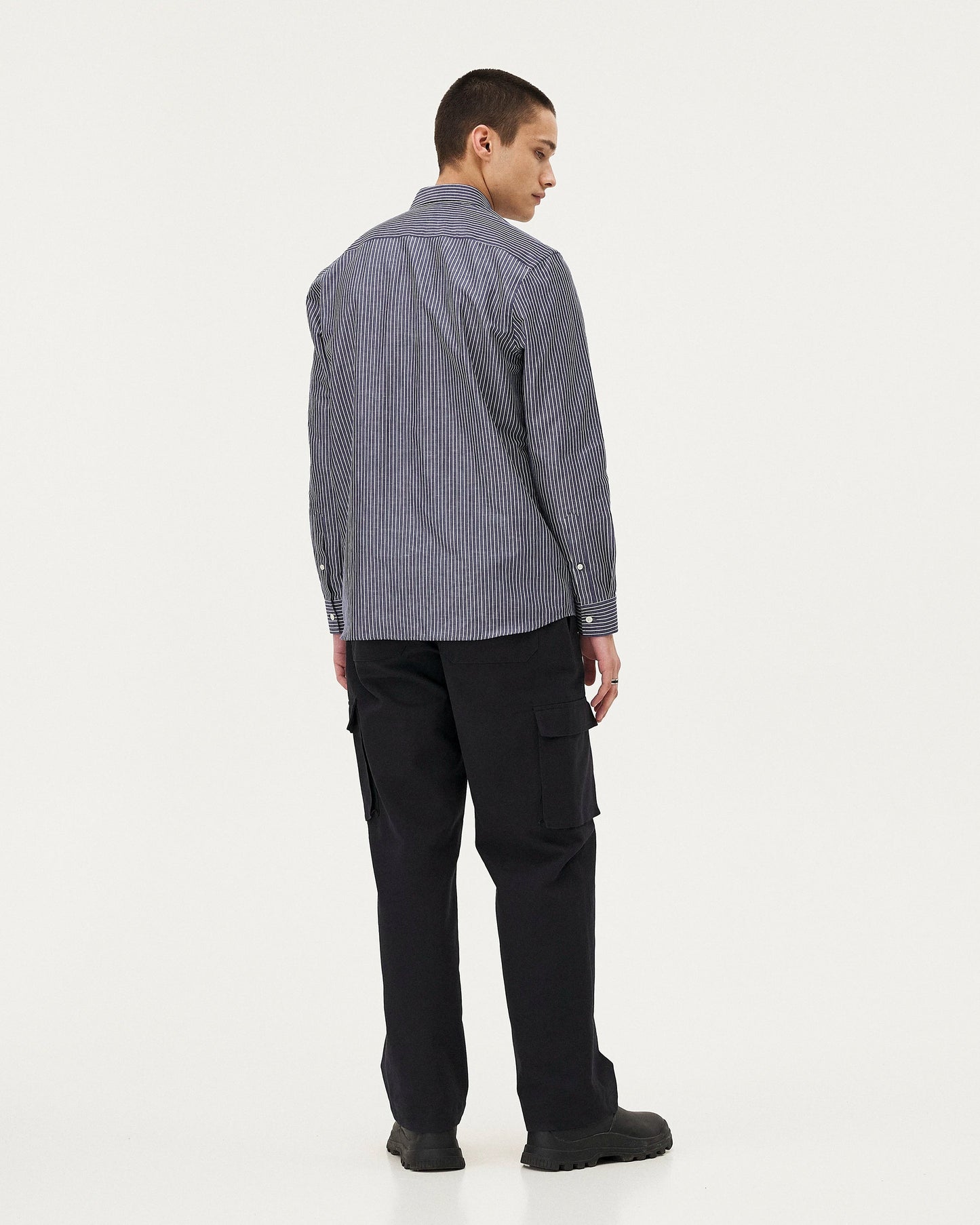Pantalon ample cargo - Dark Navy
