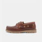 Ollie Boat Shoe - Brown Leather
