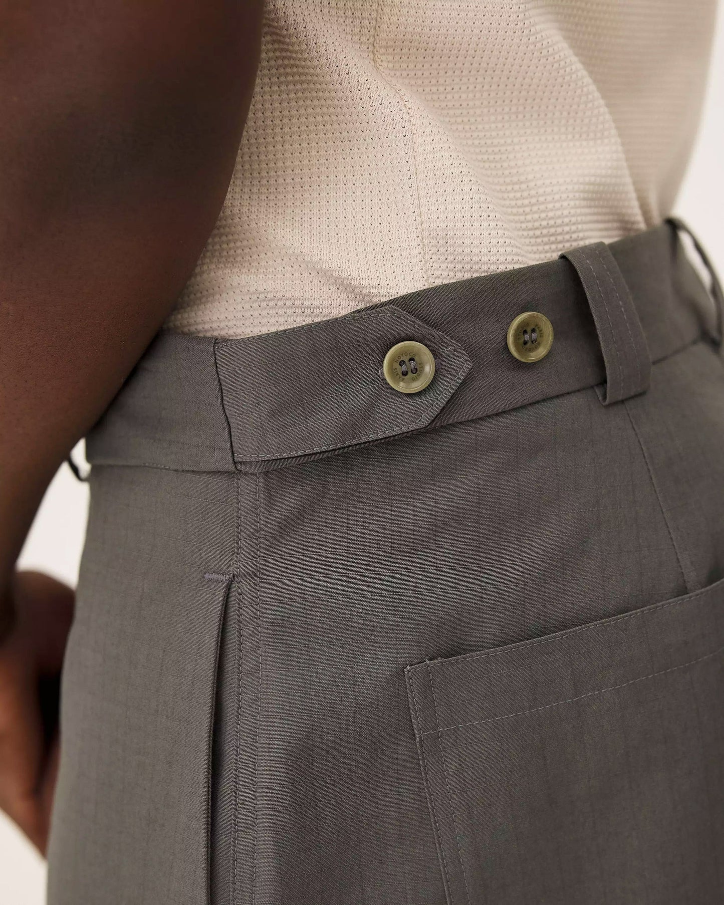 Pantalon Ample Cargo - Army Green