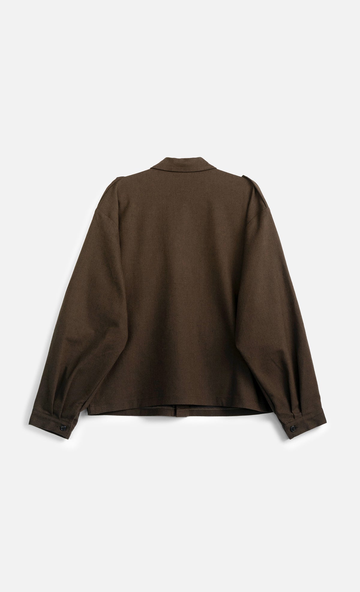 Military Overshirt - Marrone