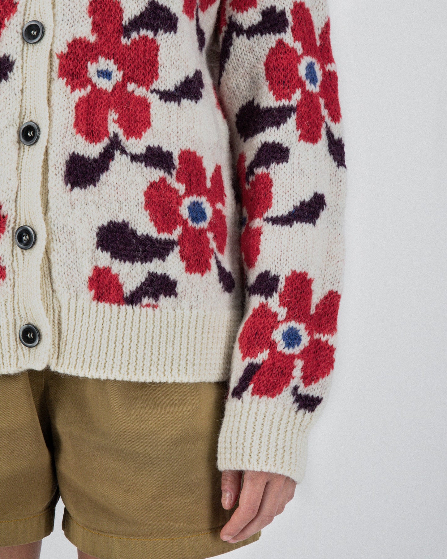 Cardigan Flower in Space - Cherry