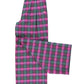 Trousers | Fuschia & green checkered