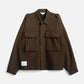 Military Overshirt - Marrone