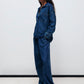 Tencel woman pant blue denim