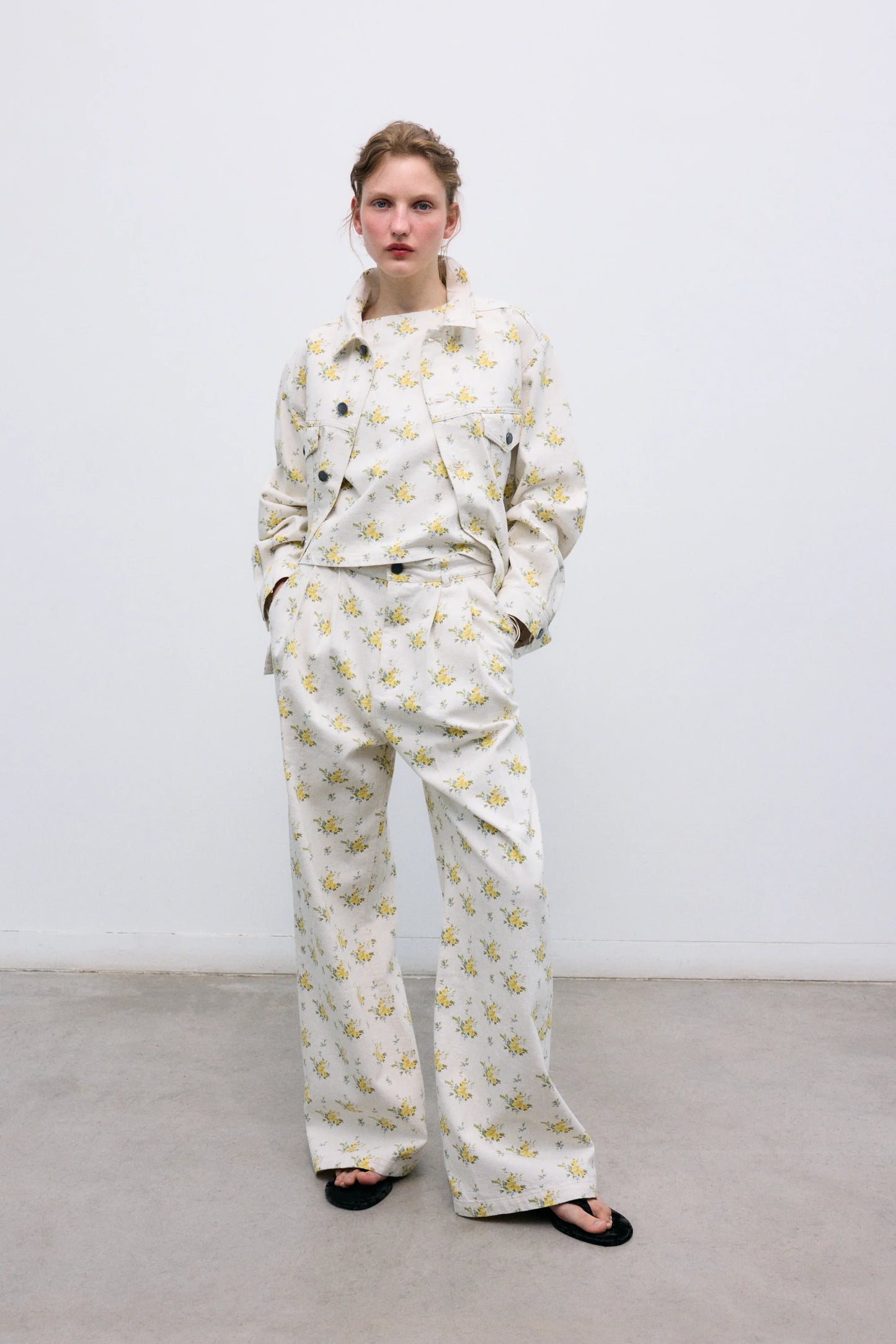 Mimosa Woman Pant - Mimosa Print