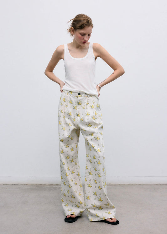 Mimosa Woman Pant - Mimosa Print