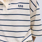 Acacia Woman Polo - Ecru Stripes