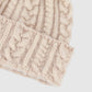 Cable Festival Hat - Oatmilk
