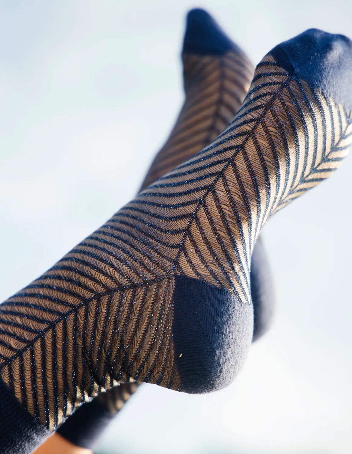 Chaussettes Sapin bleue