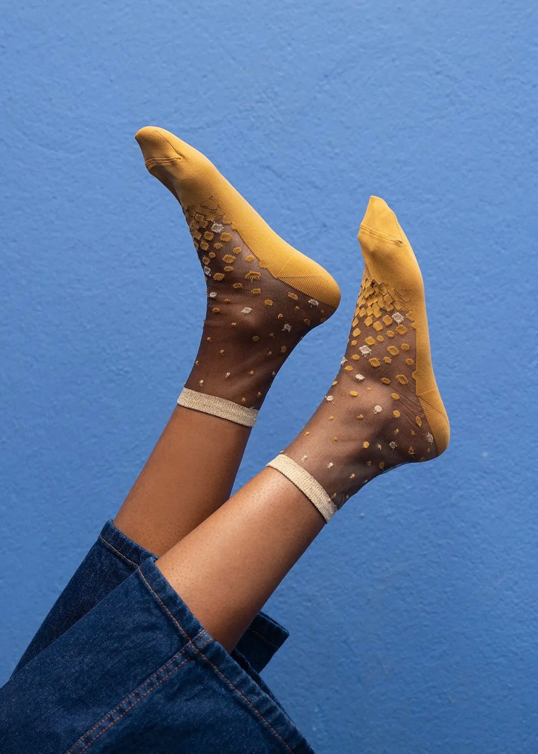 Chaussettes NakaMeguro - Ocre
