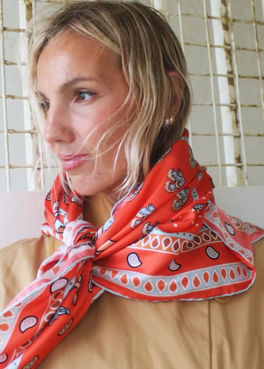 Foulard Sea Beauty - Orange