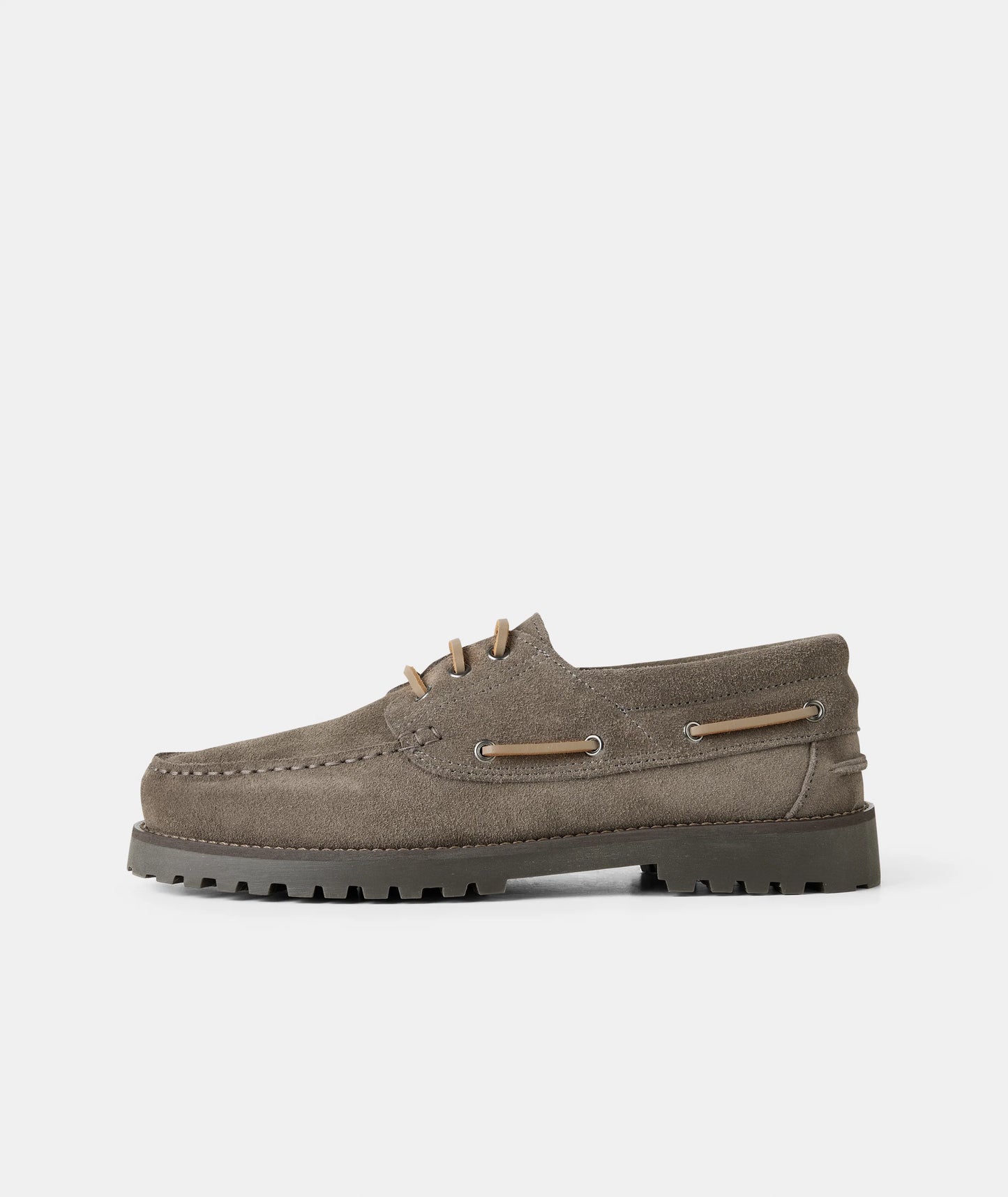 Ollie Boat Shoe - Truffle Suede