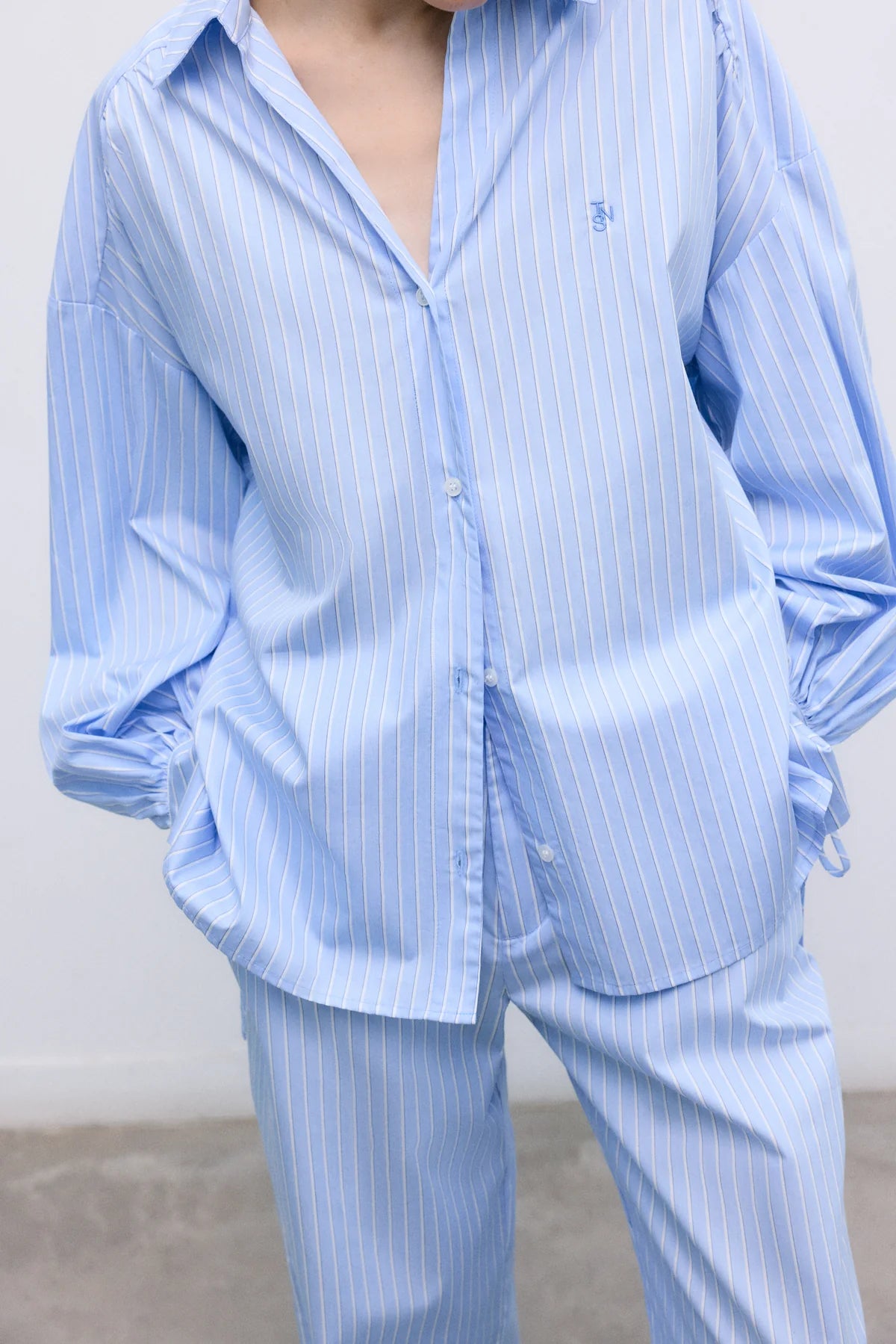 Aura Shirt Vista - Blue Stripes