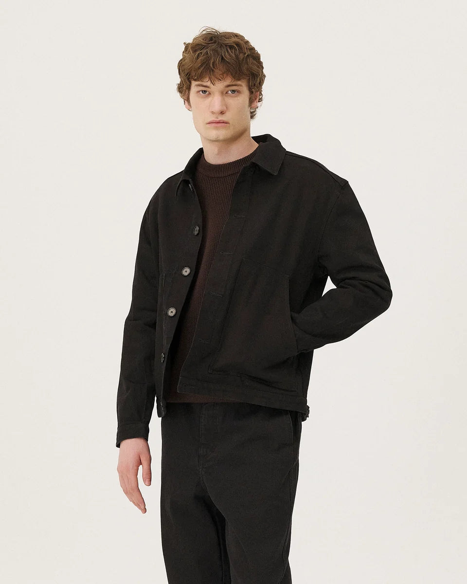 Veste Workwear Boxy Arizona - Denim Noir