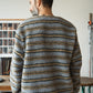 Cardigan Cameron Zip - Grey Stripes