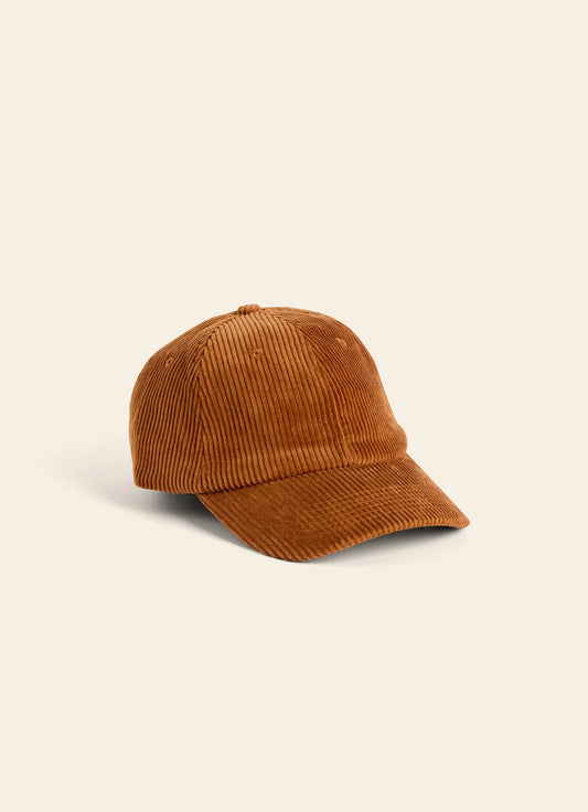Casquette velours Camel
