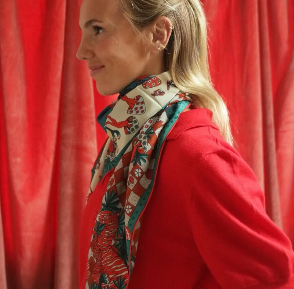 Foulard Magic Forest - Bleu