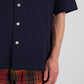 Chemise Cocktail Shirt Seersucker - Navy