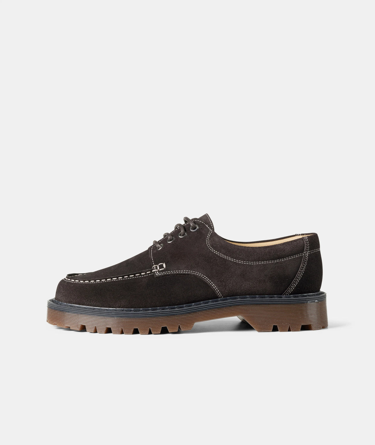Pete Moc Toe - Brown Suede