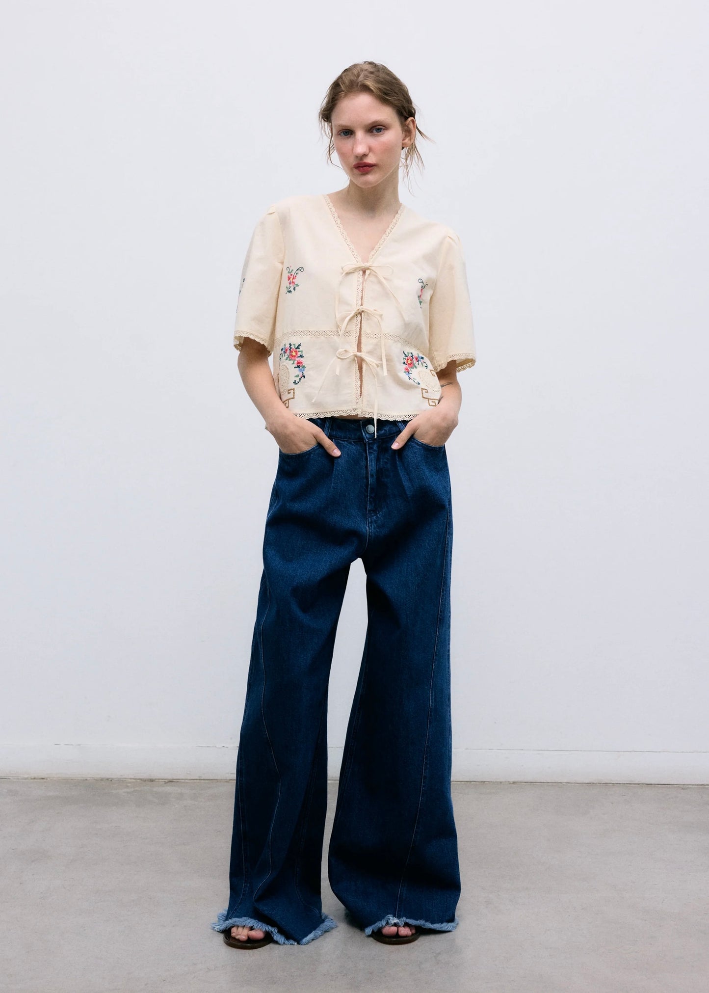 TNS Denim Extra Wide Pant - Indigo Denim