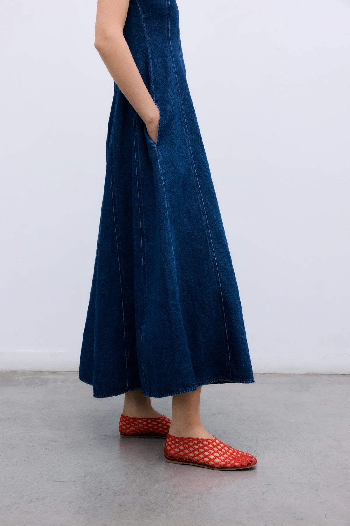 TNS Denim Dress - Indigo Denim