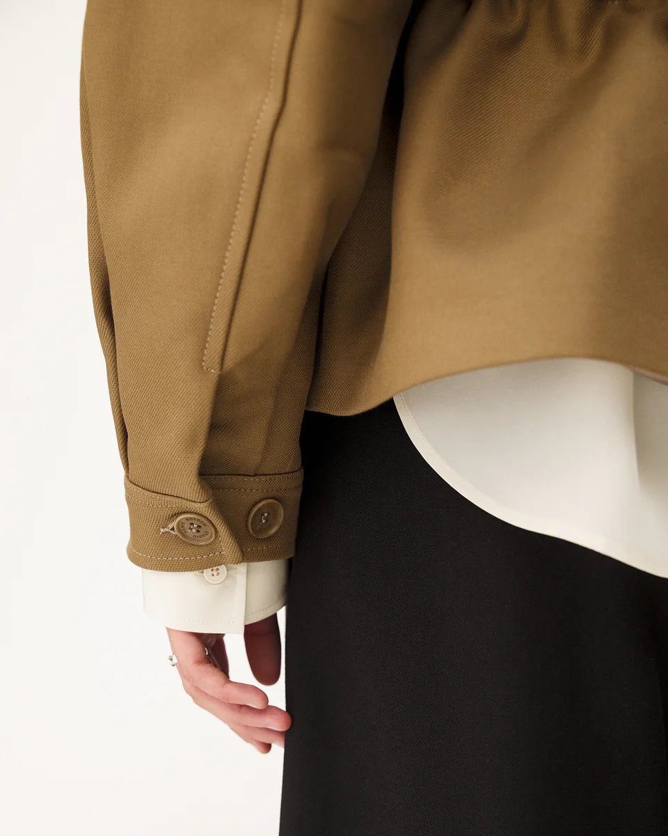 Blouson ceinturé Draby - Field brown