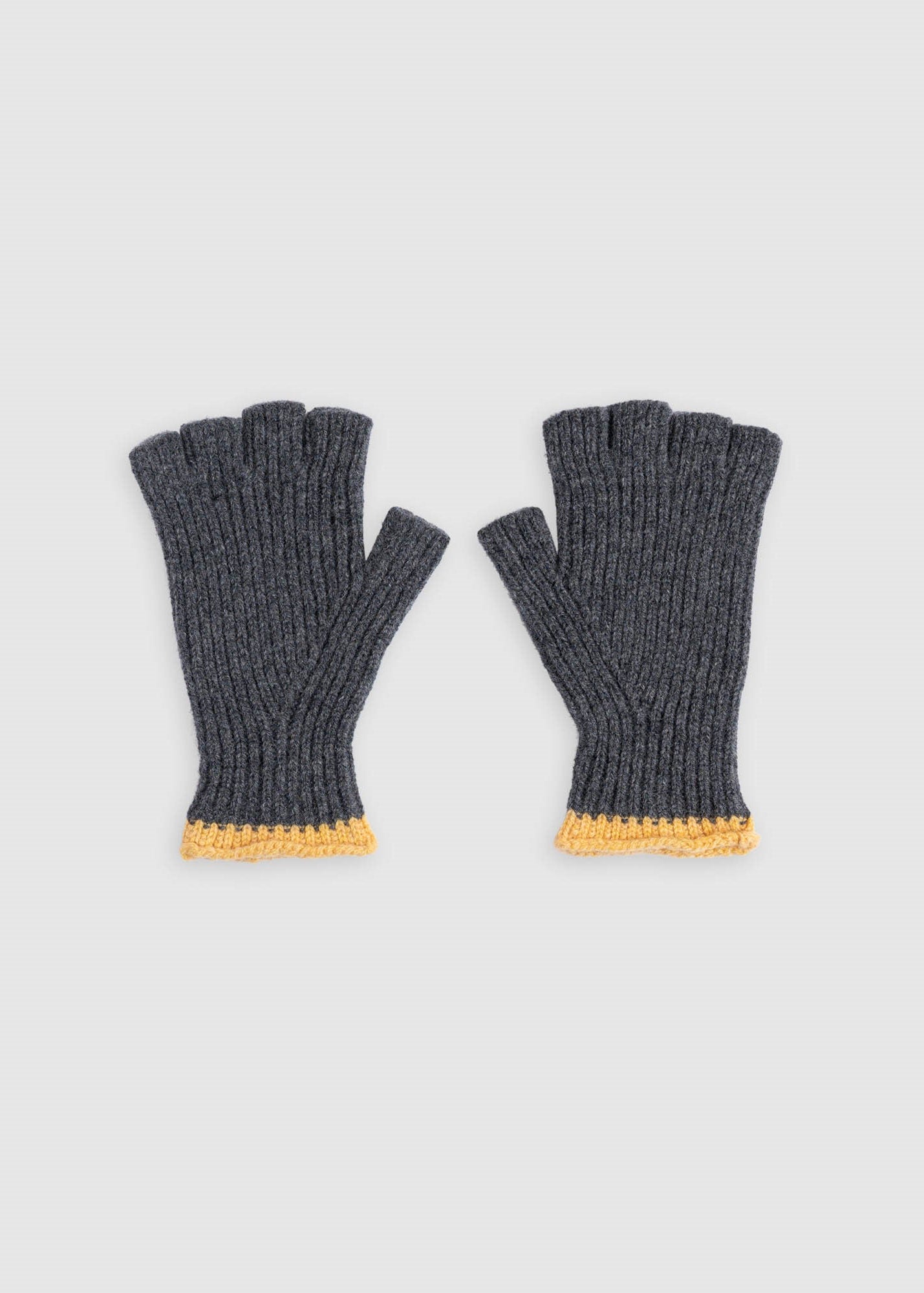 Lost my fingers Ribbed Gloves - métal