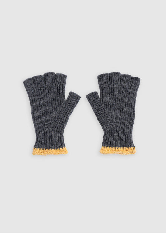 Lost my fingers Ribbed Gloves - métal