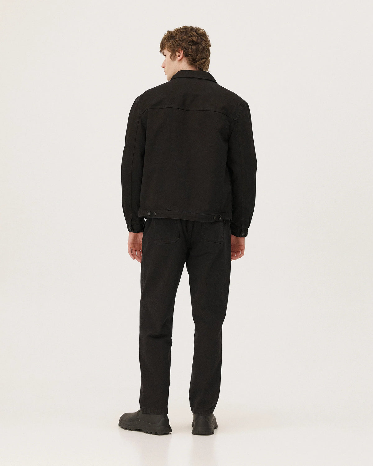 Veste Workwear Boxy Arizona - Denim Noir