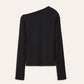 Top asymétrique Elia noir