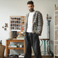 Cardigan Cameron Zip - Grey Stripes