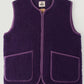 Veste sans manche Pepitko - Plum