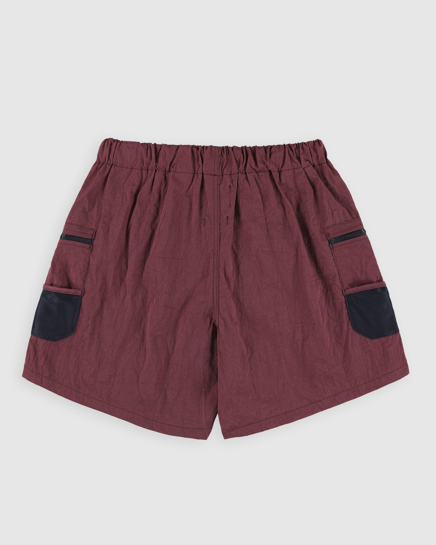Outer Shorts - Grungy Japanese Nylon Burgundy