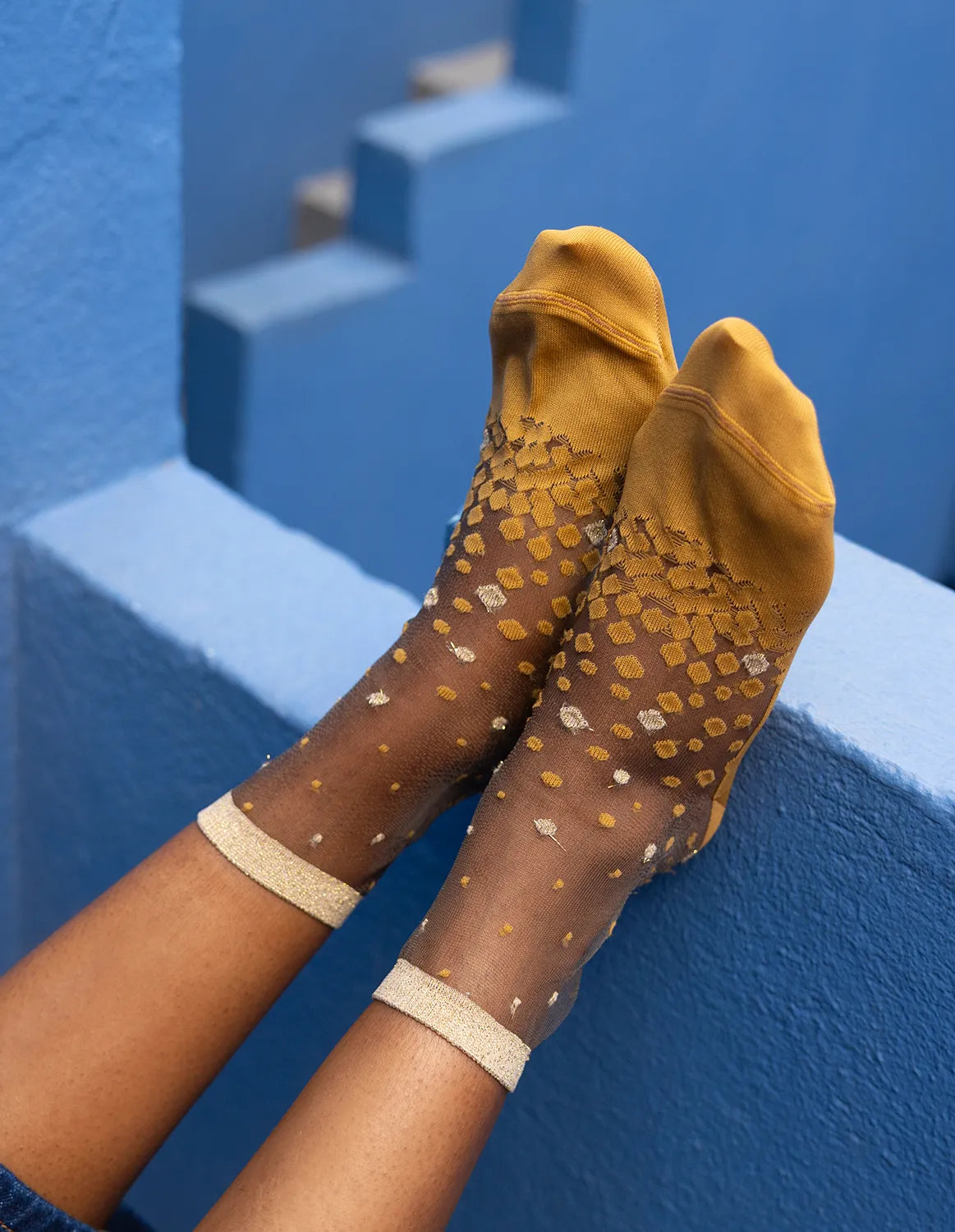 Chaussettes NakaMeguro - Ocre
