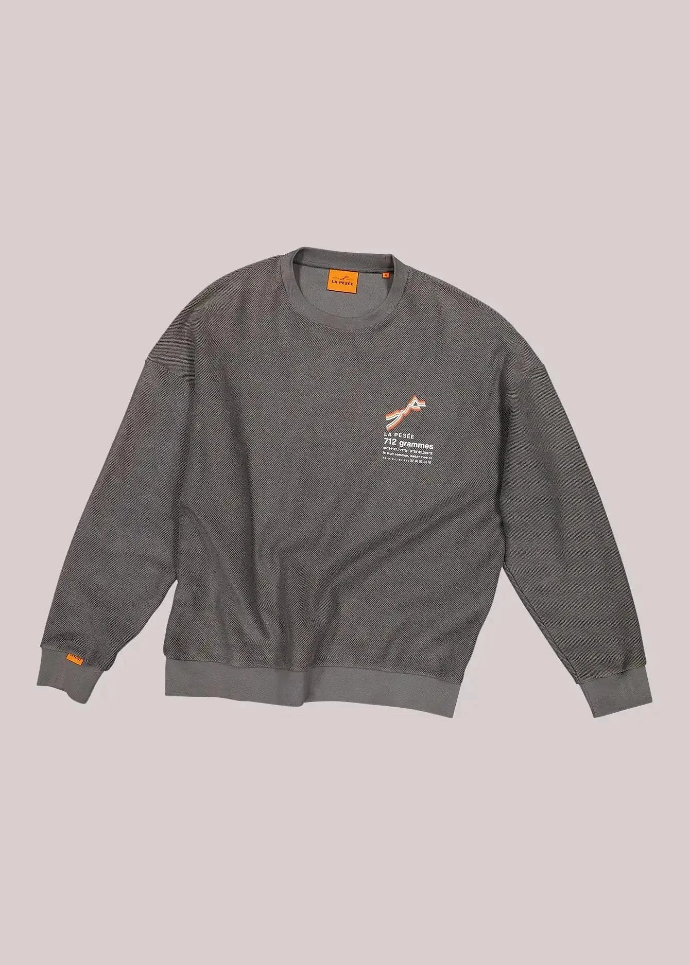 Sweat Retourné 712 Grammes - Carbone